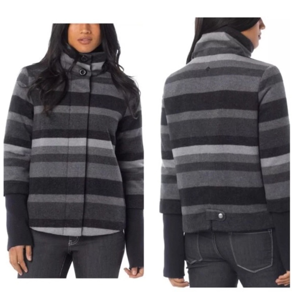 PRANA | Wool Blend Lily Jacket stripes